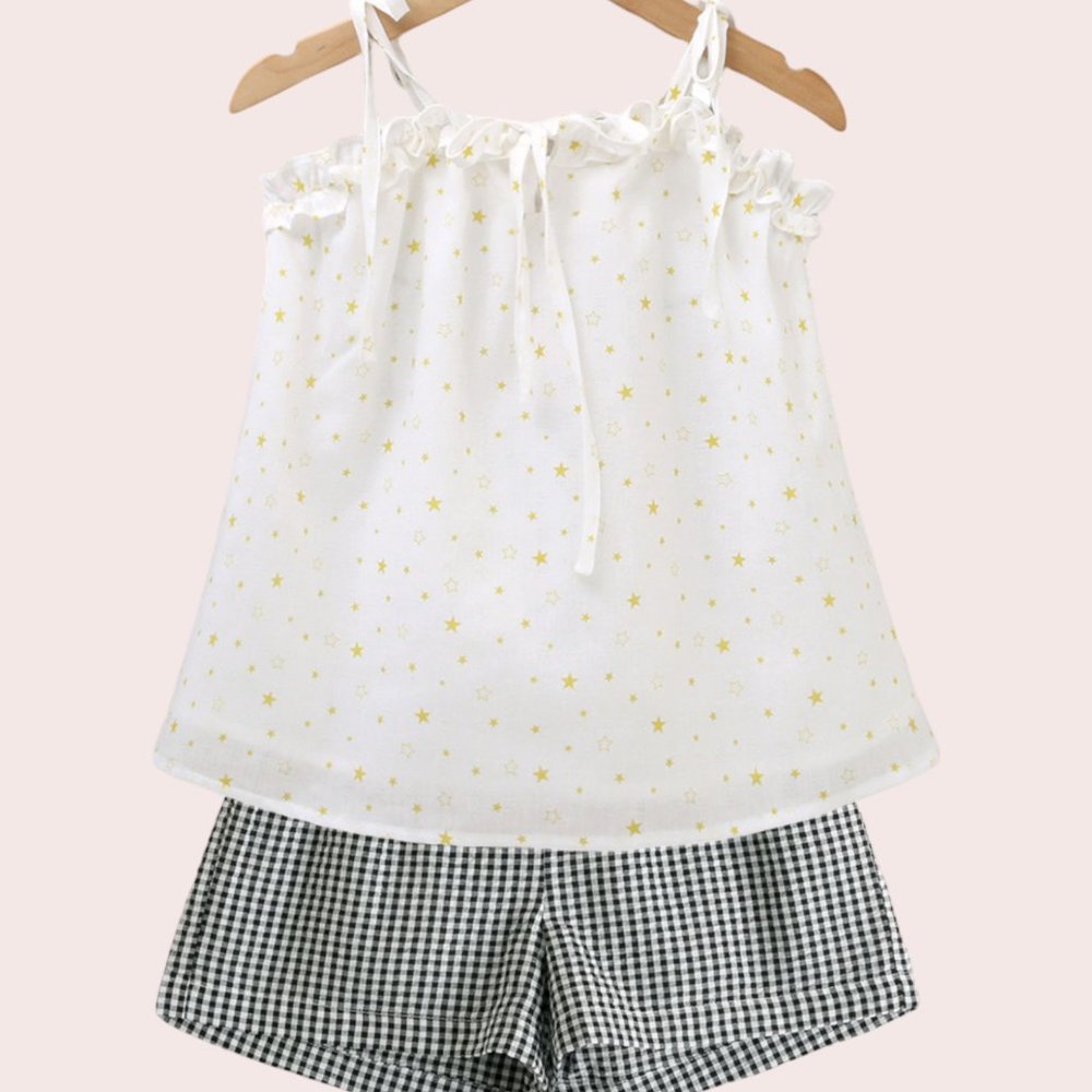 LITTLE GIRLS CLOTHES STAR SET